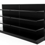 DGS Retail Gondola Adjustable Shelving Unit 96W x 54H-0