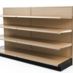Gondola Shelving DGS Retail Commercial Adjustable 96 Inch Platinum-0