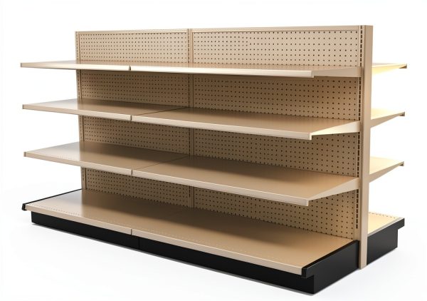 Gondola Shelving DGS Retail Commercial Adjustable 96 Inch Platinum-0