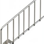 Gondola Wire Fence by SSWBasics Chrome Metal 15L x 3H-0