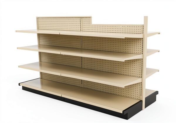 Gondola Shelving DGS Retail Commercial Adjustable 96 Inch Platinum-1