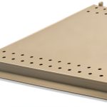 Gondola Upper Shelf SSWBasics Adjustable 36in x 12in Powder Steel-0