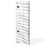 Black Gondola KCF Retail Shelving 15.5 W x 4.75 D x 48 H Black Finish-0
