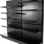 Retail Gondola Shelving DGS Beige 8 Shelf Wall Display 96W x 72H-0