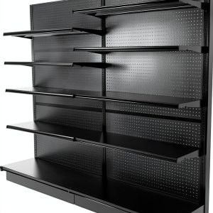 Retail Gondola Shelving DGS Beige 8 Shelf Wall Display 96W x 72H-0