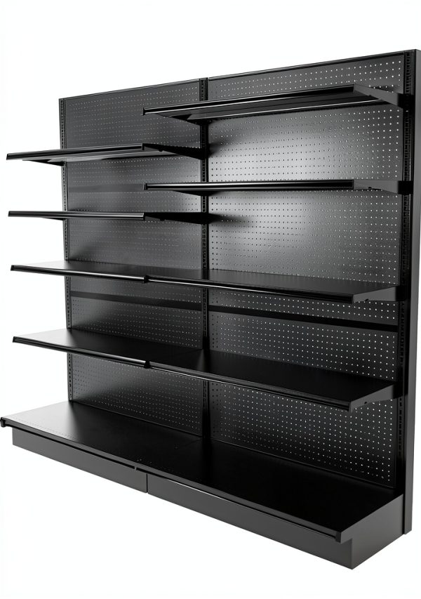 Retail Gondola Shelving DGS Beige 8 Shelf Wall Display 96W x 72H-0