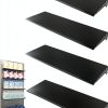 Gondola Shelves Felievy Heavy Duty Steel 4 Pack 34.5" x 11" Black-0
