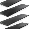 Gondola Shelves Felievy Heavy Duty Steel 4 Pack 34.5" x 11" Black-3